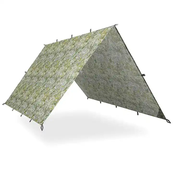 Ultralight top camo tarp