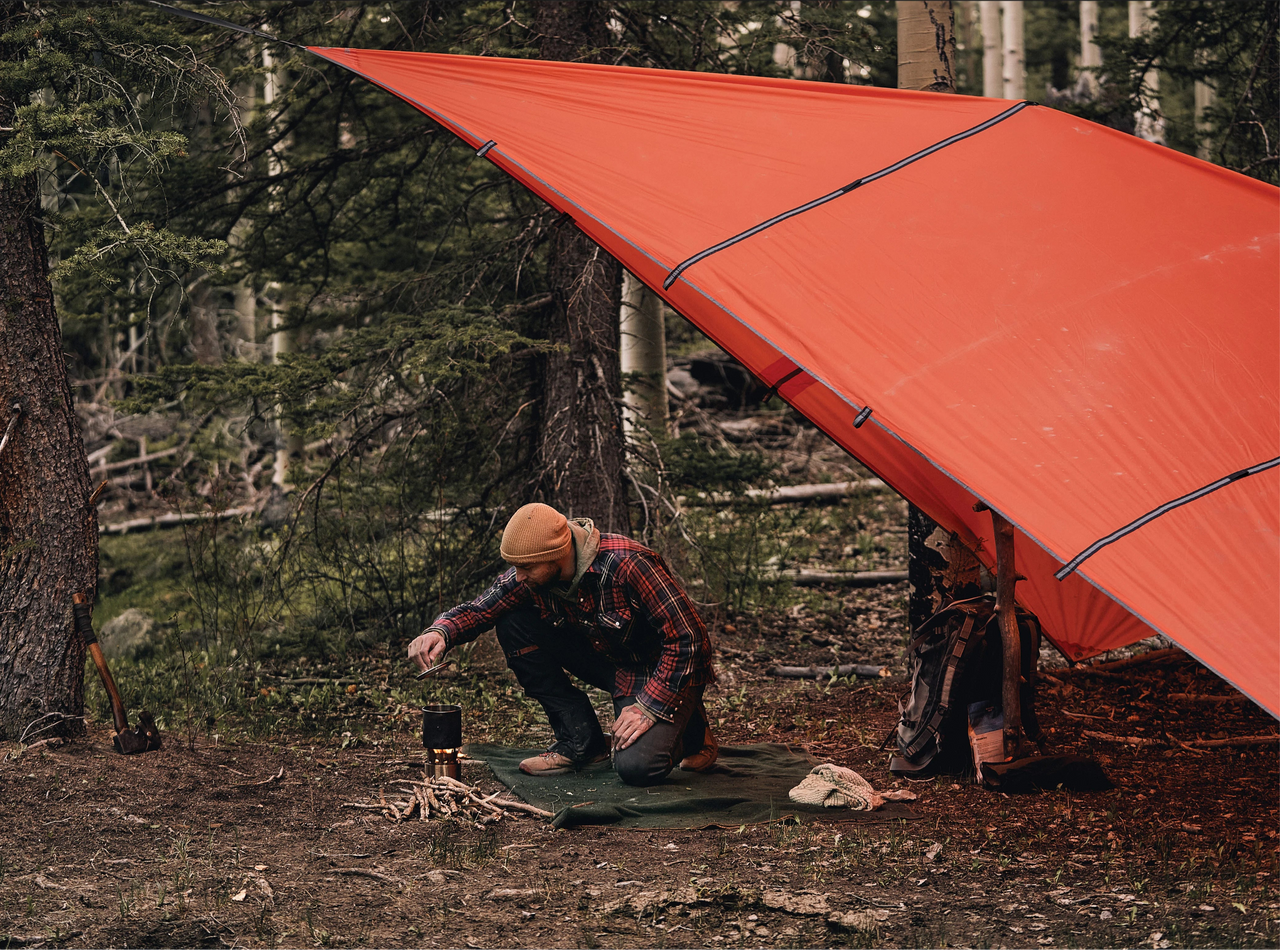 Survivor High Visibility Tarp Camping Tarp AquaQuest Waterproof