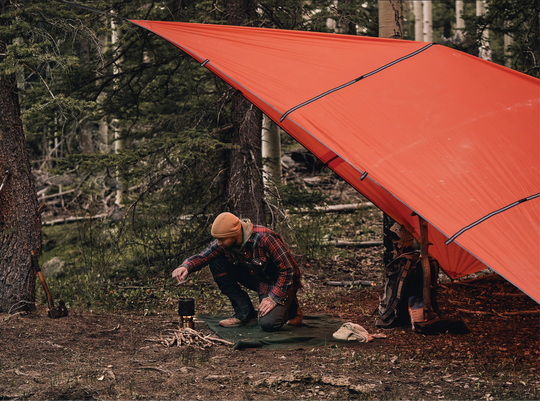 Survivor High Visibility Tarp Camping Tarp   AquaQuest Waterproof