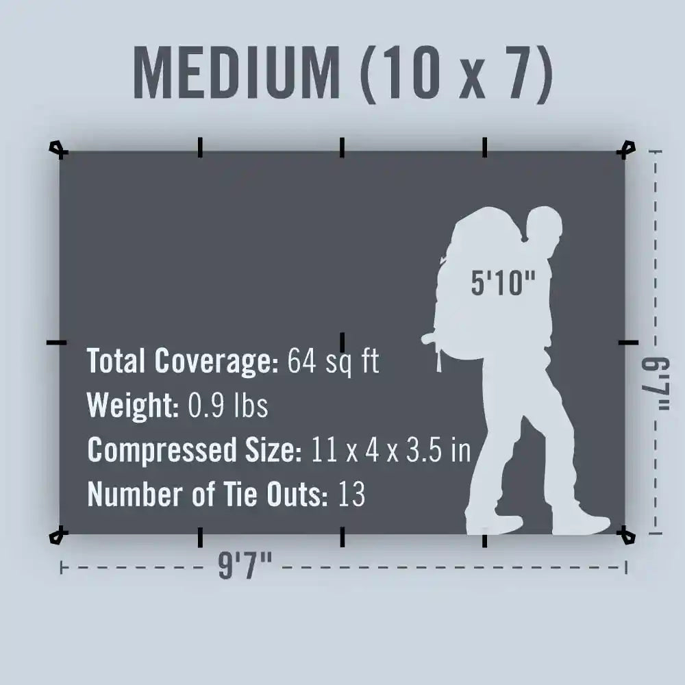 Guide Ultralight Tarp Camping Tarp AquaQuest Waterproof