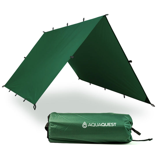 Defender Heavy-Duty Tarp Camping Tarp AquaQuest Waterproof