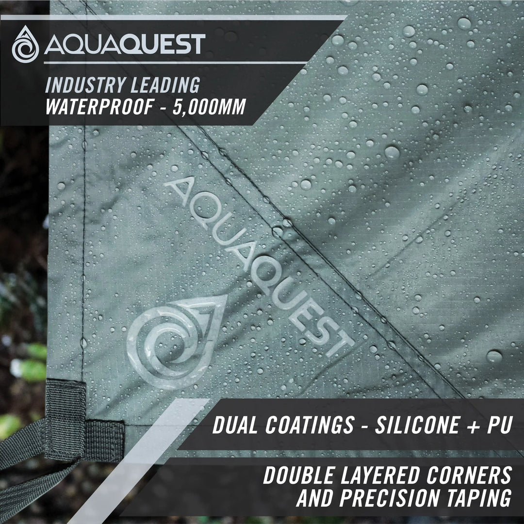 Guide Ultralight Tarp Camping Tarp   AquaQuest Waterproof