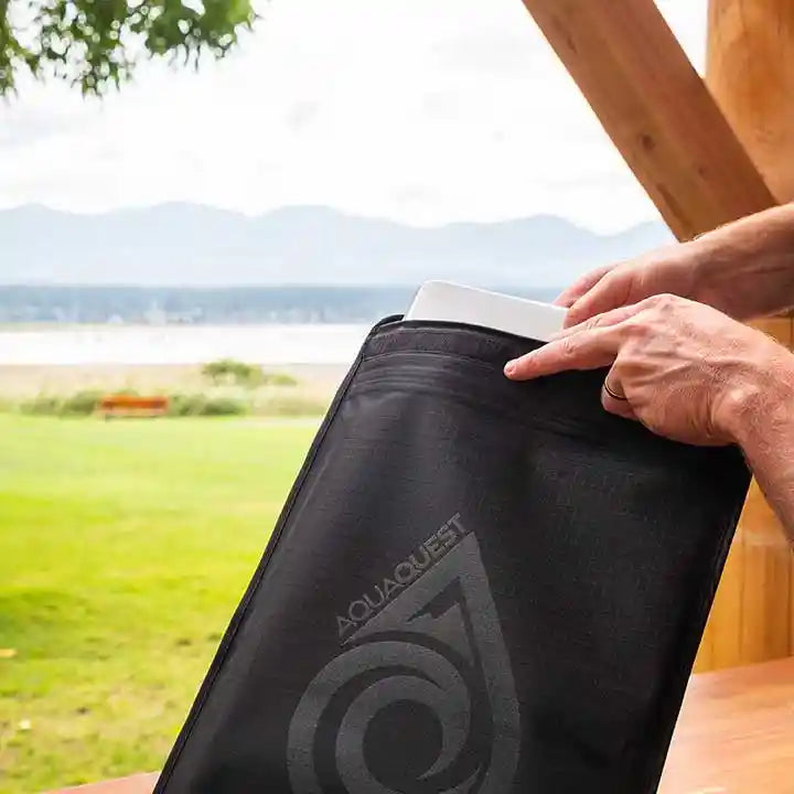Aqua quest storm top waterproof laptop sleeve