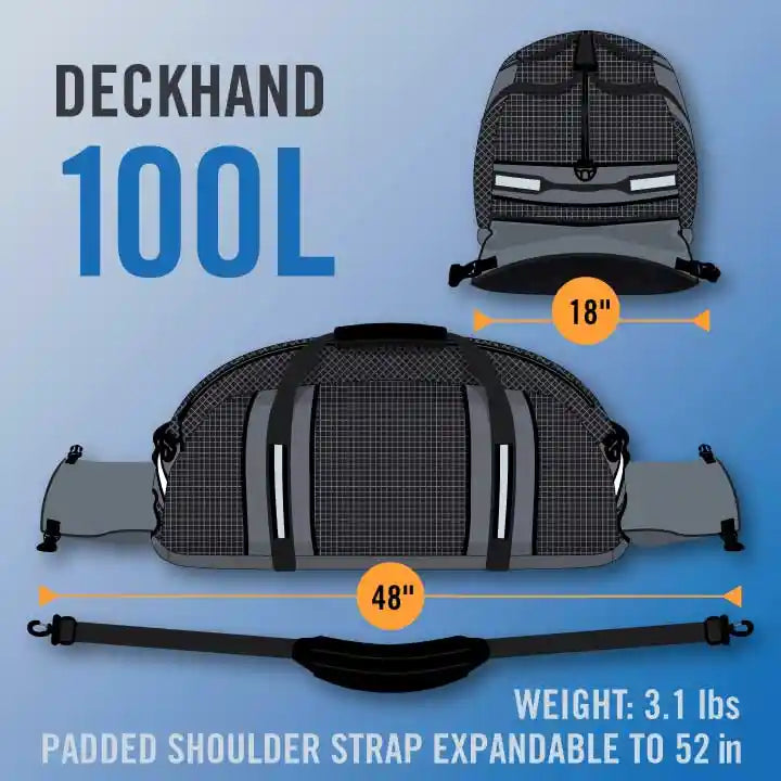 กระเป๋าดัฟเฟิล Deckhand 100L | อควาเควสท์กระเป๋าดัฟเฟิล Deckhand 100L | อควาเควสท์  